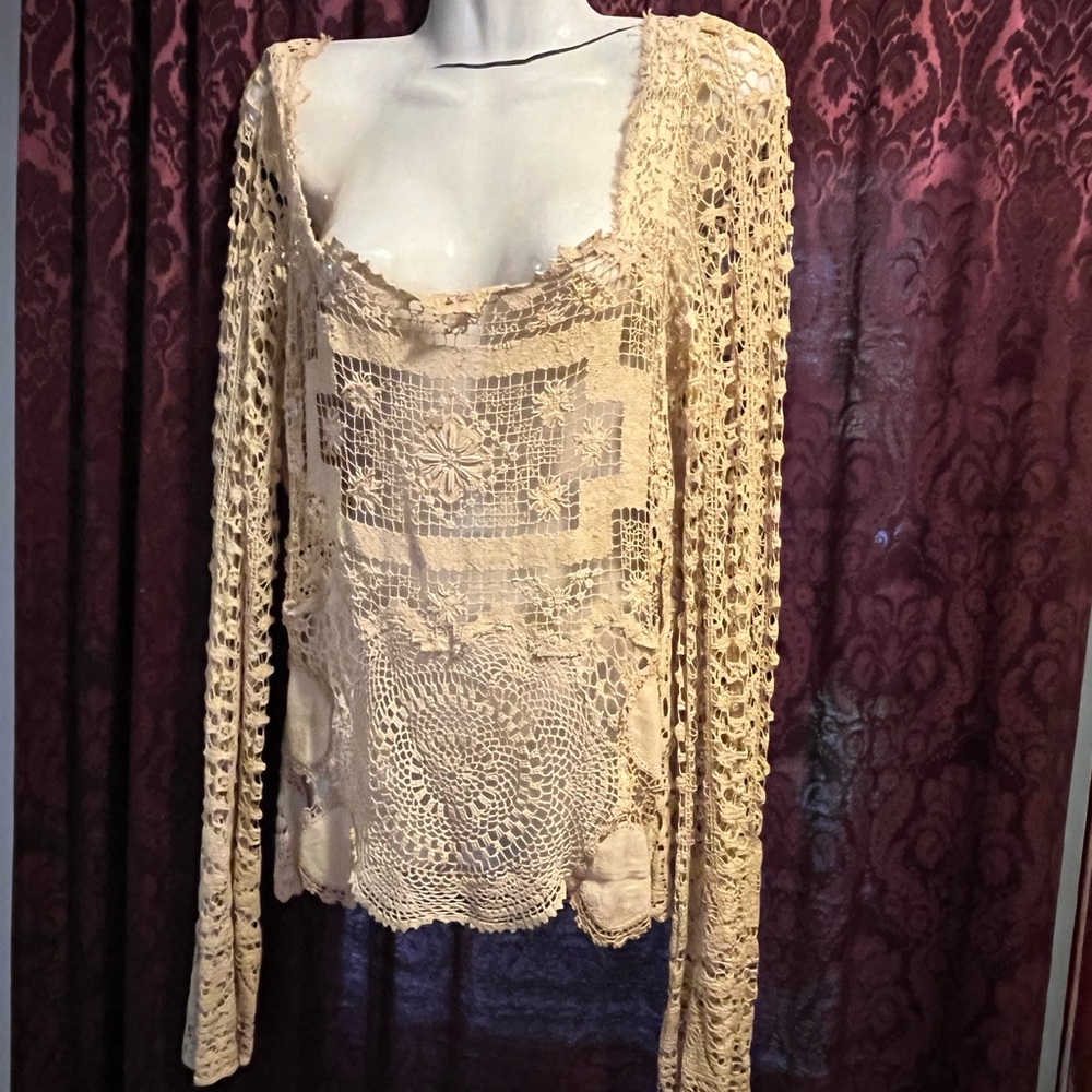 Antique Vintage Lace Top